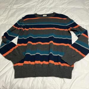 Old Navy Multicolored Stripe Lightweight Cotton Mens Sweater Sz M